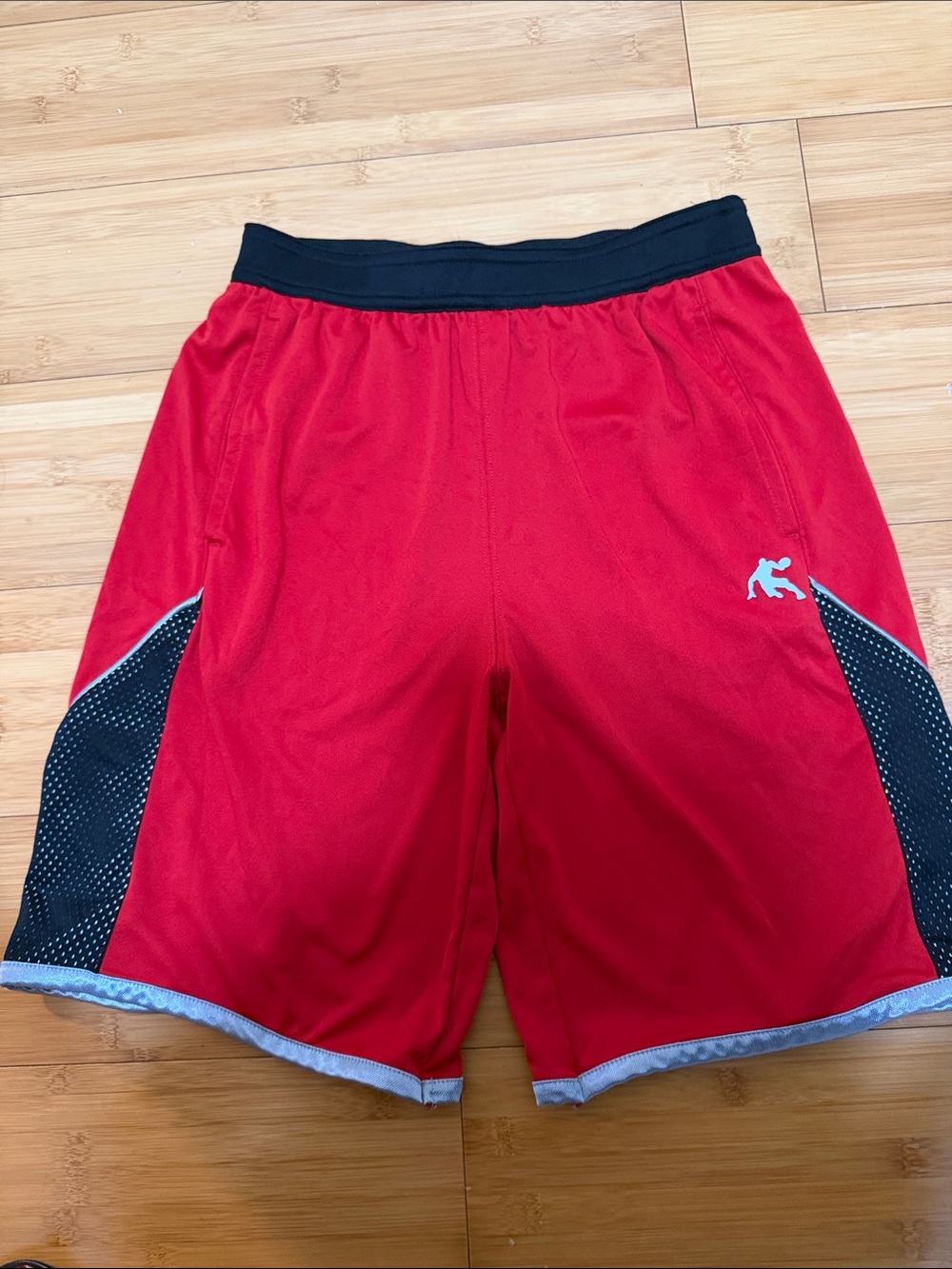 Boy’s Red AND1 Athletic Basketball Shorts - SizeXL 14/16